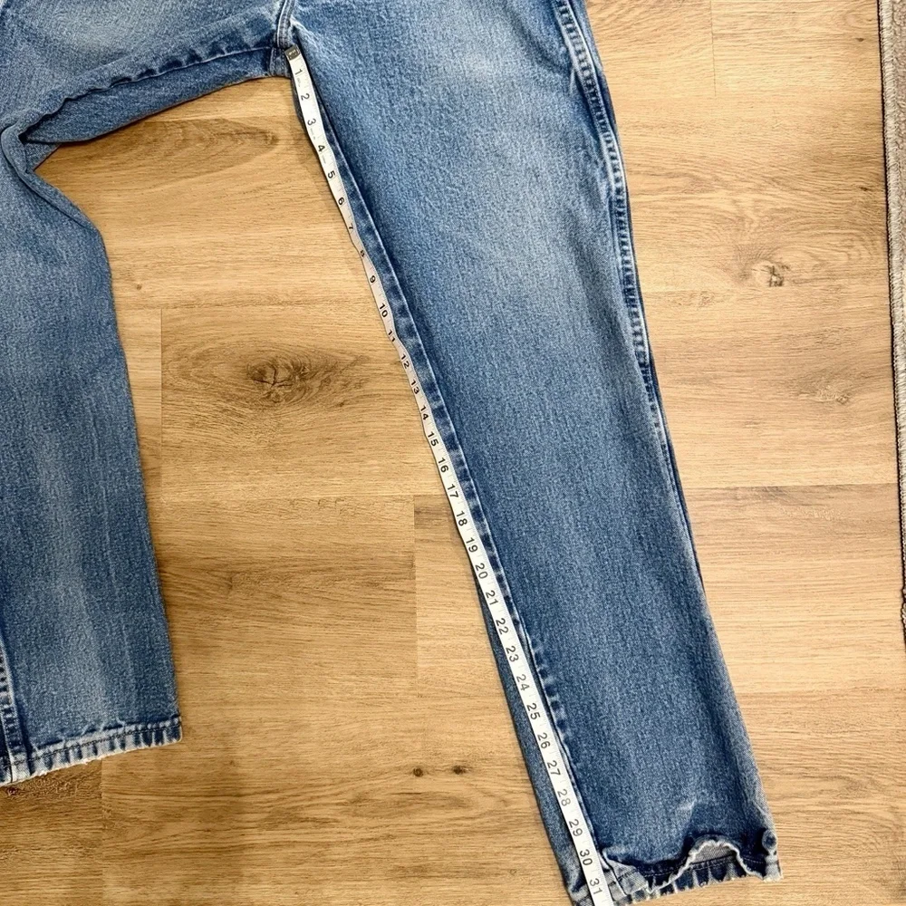 Wrangler Rugged Wear Jeans Men’s 32x34 Blue Denim Straight Leg 90s Y2K